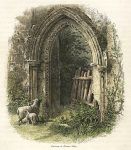 Yorkshire, Doorway at Rivaux Abbey, 1875