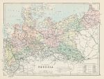 Prussia map, 1875