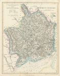 Monmouthshire map, 1844