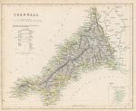 Cornwall map, 1844