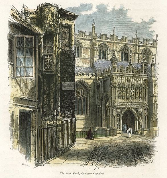 Gloucester Cathedral South Porch, 1875