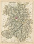 Shropshire map, 1844