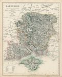 Hampshire map, 1844