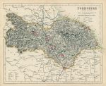 Yorkshire North Riding map, 1844