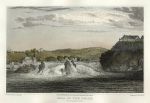 Switzerland, Fall of the Rhine at Schafhausen, 1820