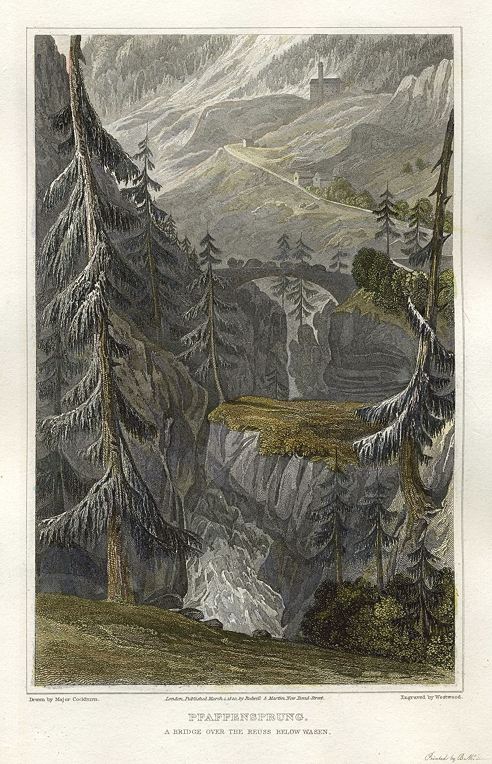 Switzerland, Pfaffensprung, 1820
