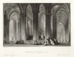 France, Tours, Cathedral of St.Gatien, 1840