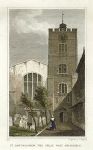 London, St.Bartholomew the Great, West Smithfield, 1831