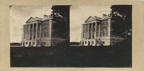 Dorset, Weymouth, stereo view of Belfield House, 1890