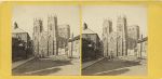 York Minster west front, stereo view, 1890