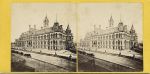 Manchester, the Assize Courts, stereo view, 1890