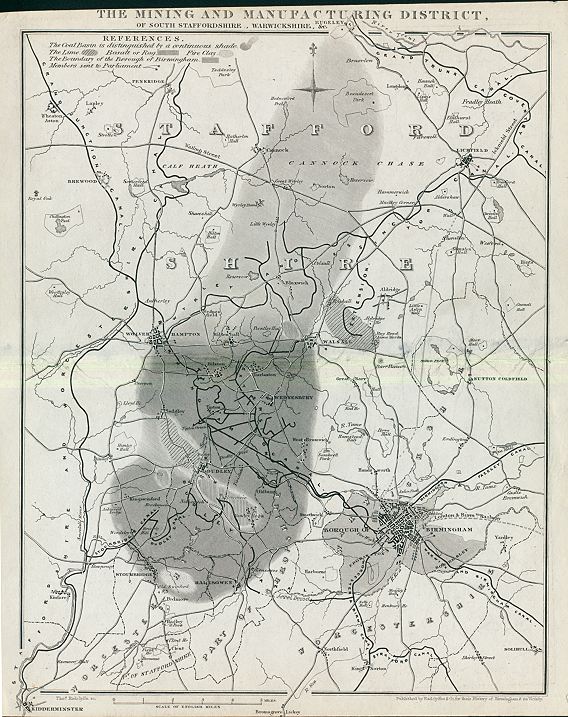 Mining District in the Midlands (Black Country), 1836