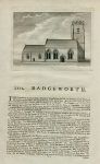 Gloucestershire, Badgeworth Church, 1791