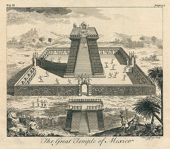 Mexico, The Great Temple of Mexico, 1756