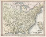 United States map, 1836