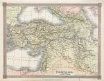 Turkey in Asia map, 1836