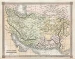 Iraq, Iran, Afghanistan & Pakistan map, 1836
