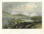 Dunstaffnage Castle and entrance to Loch Etive, 1840