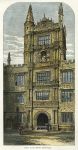 Oxford, Christ Church, Tower in the Schools' Quadrangle, 1875