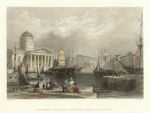 Liverpool, Canning Dock & Custom House, 1842