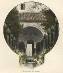 Spain, Garden of the Alhambra, 1881