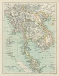 Mainland South East Asia map, 1886