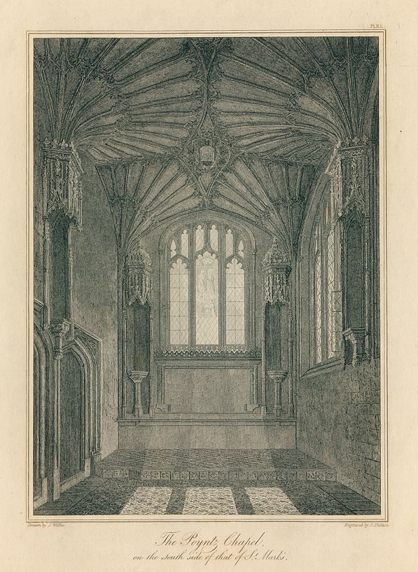 Bristol, Poyntz Chapel in St.Mark's Church, 1825
