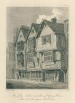 Bristol, Marsh Street, Jolly Sailor pub and lodging houses, 1825