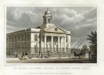 London, St.Mary Le-Bone Chapel, St.John's Wood Road, 1831