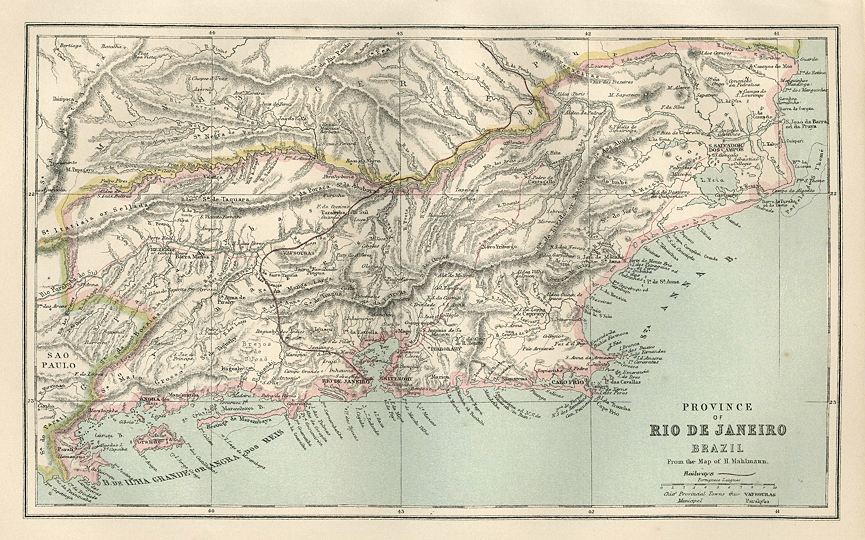 Brazil, Province of Rio De Janeiro, 1886