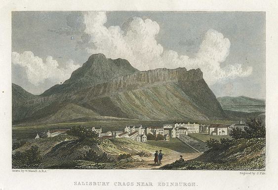 Edinburgh, Salisbury Crags, 1832