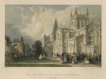 Dunfermline, New Church and Abbey, 1840