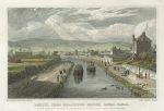 Ireland, Dublin, from Blaquiere Bridge, Royal Canal, 1831