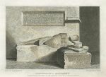 Ireland, Dublin, Christ Church, Strongbow's Monument, 1831