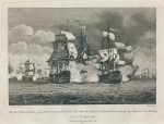 Defeat of the French Fleet by Admiral Lord Rodney, in 1782