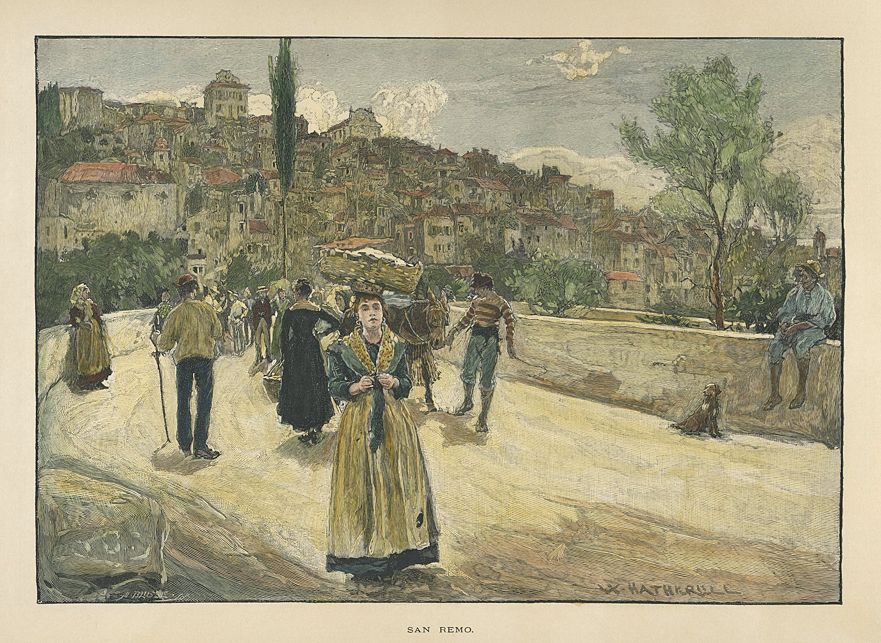Italy, San Remo, 1891