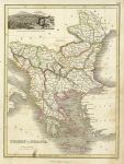 Turkey in Europe, Wyld General Atlas, 1823