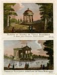 Italy, two Roman Temples in Rome, 1790