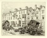 Warwickshire, Stratford, Red Horse Hotel, etching, 1900