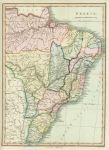 South America, Brazil, Smith's Atlas, 1842