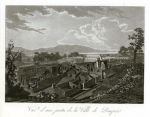 Italy, Pompeii general view, 1830