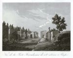 Italy, Pompeii, Herculaneum Gate, 1830