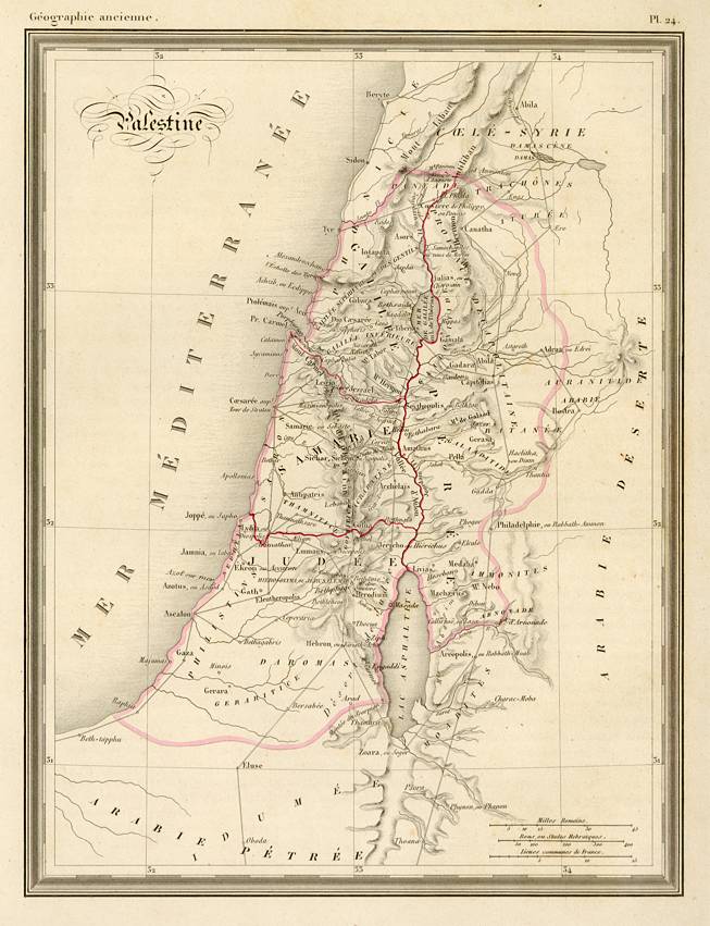 Palestine, Romans period, 1842
