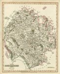 Herefordshire map, Cary, 1809