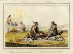 USA, Floridfa Indians Preparing food, 1843