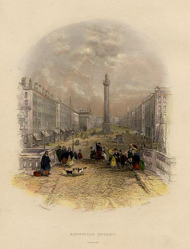 Ireland, Sackville Street, Dublin, 1841