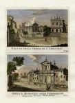 Italy, two views in Rome, 1790
