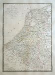 Netherlands (Holland & Belgium), large map, 1825