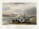 Hampshire, Portsmouth from Block House Point, 1839