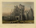 Scotland, Melrose Abbey, 1855